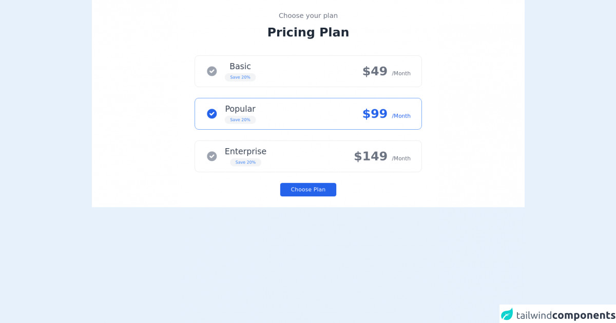 Pricing section checkbox select by khatabwedaa.